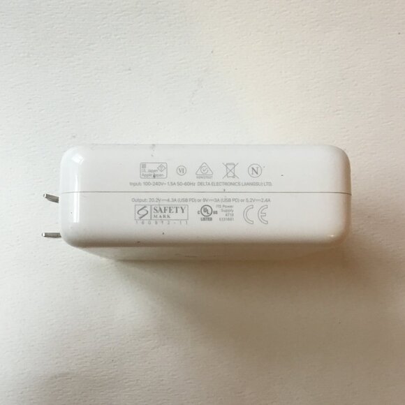 Apple 87W A1719 USB-C Power Adapter Tested and Works - Picture 6 of 7